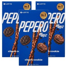 PEPERO 黑餅乾巧克力口味餅乾棒, 32g, 3盒
