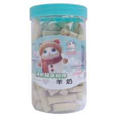 歐姆貓 凍乾貓草細棒, 羊奶, 80g, 1罐