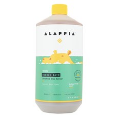 ALAFFIA 兒童泡泡沐浴露 尤加利薄荷, 950ml, 1瓶