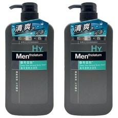 MENTHOLATUM 曼秀雷敦 男士海洋清爽沐浴乳 薄荷, 650ml, 2件