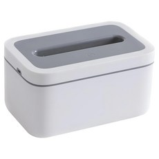 iSFun 夜光寶盒 USB充電夜燈抽取式面紙巾盒 白色 20 x 12.3 x 11cm