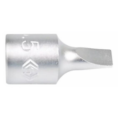 KING TONY 金統立工具 專業級工具 1/4吋 DR 一字起子頭套筒 KT201235X 25 x 3.5mm, 1個