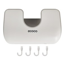ecoco 意可可 壁掛式鍋蓋架, 灰色, 1個