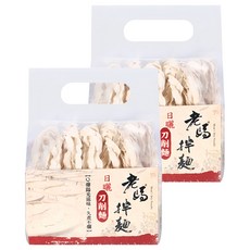 老媽拌麵 關廟刀削麵 Set 6入 彈牙可口 古法手工精製麵條 Q彈日曬陽光滋味 久煮不爛, 288g, 2包