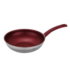 CLADIN 電磁爐適用不鏽鋼平底鍋, 24cm, 1個