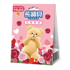 Snuggle 熊寶貝 衣物香氛袋 3包, 花漾香氛, 21g, 1盒