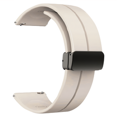 Ergotech 人因科技 Anion 負離子能量TPU磁吸矽膠錶帶 20mm, 1個, 奶茶色