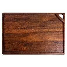 HOLA 和樂家居 Wood 相思木可吊掛溝槽砧板 1.1kg, 原木色, 1個
