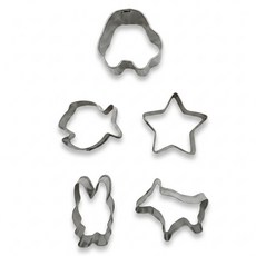 KAI 貝印 House 蔬菜壓模 11 x 3.5 x 14.5cm 5種, 蔬菜壓模 黑色, 1組