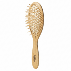 fA brushes FSC 原木大珠珠深層按摩刷, 木質色, 1入, 1支