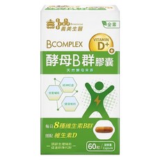 義美生醫 酵母B群膠囊, 60顆, 1盒