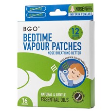 BEGGI BGO 精油通鼻貼 兒童 16片, 1盒