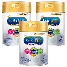 Mead Johnson 美強生 鉑睿3號幼兒成長配方 奶粉 1~3歲, 850g, 3罐