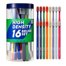 MEDIAN 麥迪安 高密度超細纖維深層清潔牙刷, 16入, 1個