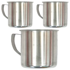MIKA HOUSE 橘之屋 304不銹鋼口杯3入組 7CM, 銀色, 1組