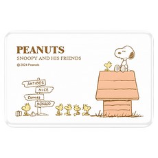 PEANUTS 史努比 PD超薄磁吸無線快充行動電源 5000mAh, PSN-140, 路牌款 珍珠白