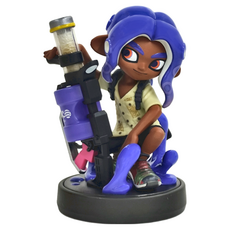 Nintendo 任天堂 amiibo公仔 斯普拉遁系列 okulings, NVL-001, 藍色, 1個