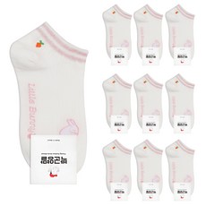 parkgoon 女款 Pretty Rabbit 襪子 10雙組