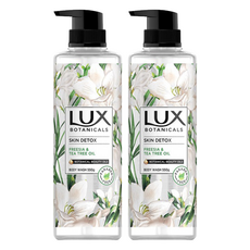 LUX 麗仕 台灣公司貨 植萃香氛沐浴露 清新小蒼蘭, 2瓶