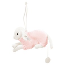 Steiff 德國金耳釦泰迪熊 小羊嬰幼兒音樂鈴, Lamb Music Box pink, 1個