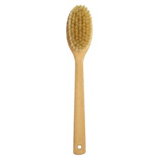 Braun Wettberg 珀薇 天然木香 德國製白豚鬃SPA筋膜放鬆按摩刷 29.5cm, 原木色, 1入, 1支