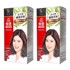 美吾髮 快速護髮染髮霜 80g, 5 深栗, 2盒