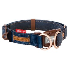 EZYDOG 雙環項圈, 丹寧色, 1個