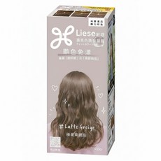 Liese 莉婕 濃亮色染髮凝膠, 榛果拿鐵灰, 1個