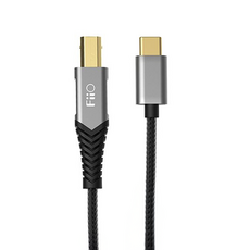 FIIO 飛傲 USB Type-B-Type-C轉接線 LD-TC1, 50cm, 1條, 黑色