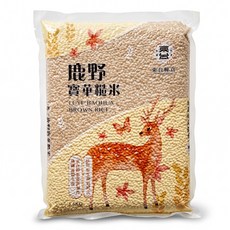 東台糧倉 鹿野寶華糙米, 1.5kg, 1包