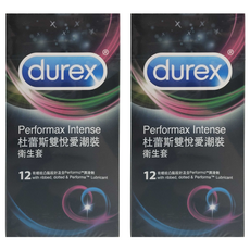 durex 杜蕾斯 雙悅愛潮裝保險套 56mm, 12個, 2盒