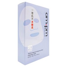NARUKO 牛爾 am pm 台灣公司貨 1000分子玻尿酸超保濕面膜, 5片, 1盒