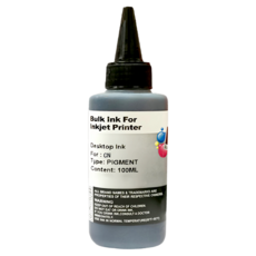 NEXTPAGE 台灣榮工 全系列 Dye Ink 副廠可填充墨水 Canon 印表機適用 100ml, 黑色, 1瓶