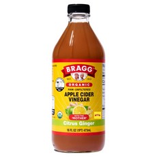 BRAGG 有機蘋果醋 柑橘薑, 473ml, 1個