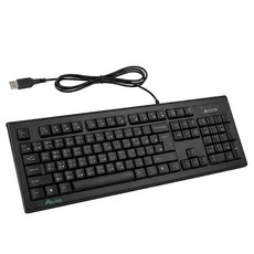 A4TECH 雙飛燕 KR-85U 圓角舒 防水 Wired 鍵盤 104 Keys 多媒體功能 PC相容 黑色