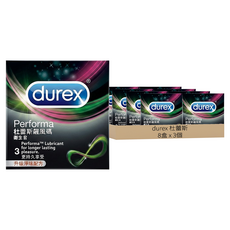 durex 杜蕾斯 飆風碼保險套, 3個, 8盒