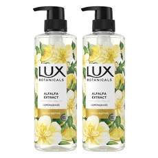 LUX 麗仕 台灣公司貨 植萃香氛沐浴露 檸檬草與麝香, 550g, 2瓶
