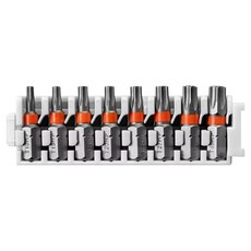 BOSCH 博世 台灣公司貨 Pick n Click 皮克力 TH型起子頭8件組 25mm, 1組
