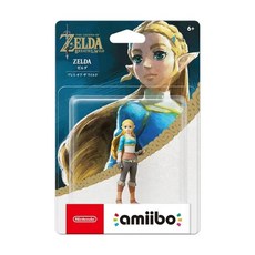Nintendo 任天堂 amiibo 公仔 曠野之息系列 薩爾達荒野, NVL-001, 藍色 + 黃色, 1個