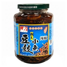 JI SUN 智珗食品 朝天豆鼓小魚辣椒, 350g, 1罐