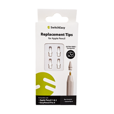 SwitchEasy iPad 替換式觸控筆尖4入組 支援Apple Pencil 通用, 白色, 1組