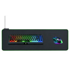 RAZER 雷蛇 Goliathus 重裝甲蟲 幻彩版 滑鼠墊 加長版 RZ02-02500300-R3M1, 黑色, 1個