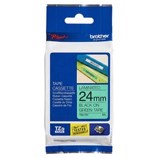 TZe TAPE 標準黏性護貝標籤帶 TZE-751, 綠底黑字, 8m