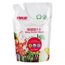 FARLIN 奶瓶蔬果清潔劑 補充包, 700ml, 1包