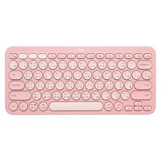 logitech 羅技 K380S 跨平台 多重配對 Bluetooth 鍵盤 Mini(65%以下) 玫瑰粉 YR0091 製造商軸 Membrane