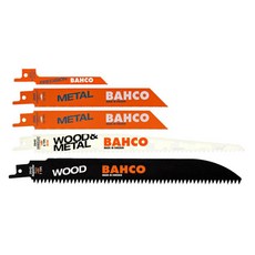 BAHCO 魚牌 軍刀鋸片組 3940-MIX-SET-5P 5入, 1組