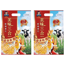 QUAKER 桂格 金黃穀香美味三合一麥片, 33g, 16包