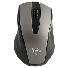 RONEVER 人體工學 Wired 滑鼠 銀色 1000dpi SYS149 靜音 光學