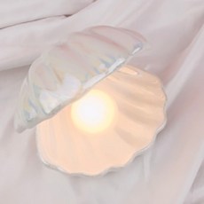 DDUNGK 貝殼小夜燈 第2款, 白色