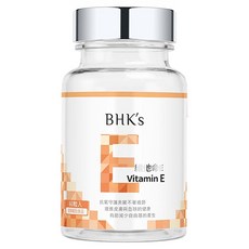 BHK's 維他命E 軟膠囊, 60顆, 1罐